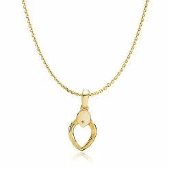 Izabel Camille Cecilie Schmeichel Halskæde M. Vedhæng, Guld, 45 Cm