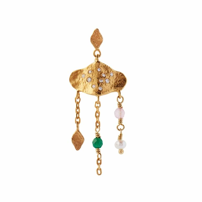 Stine A Ile L'amour With Chains Ørering, Guld