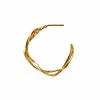 Stine A Big Boucle Ørering, Guld