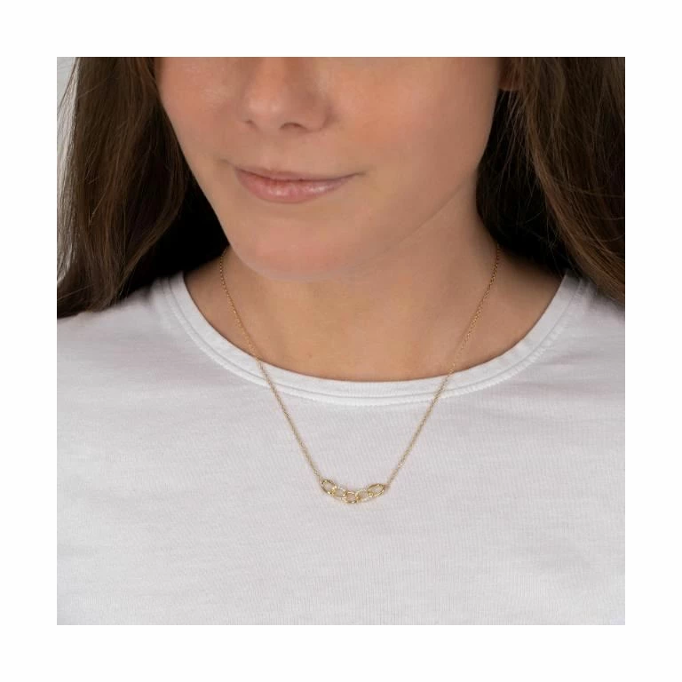 Joanli Nor Jasmin Halskæde, Guld, 42+3 Cm - Billede 2