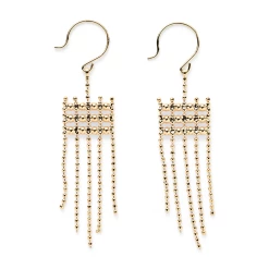 Friihof+Siig Tassel Øreringe, Guld