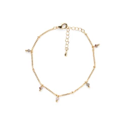 Friihof+Siig Agat Armbånd, Guld