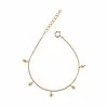 Stine A Tout Petit Ile De L'amour Bracelet, Guld, 17,5 Cm