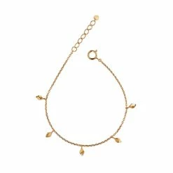 Stine A Tout Petit Ile De L'amour Bracelet, Guld, 17,5 Cm