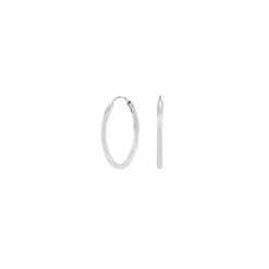 Nordahl Hoop 20 Øreringe, Sølv