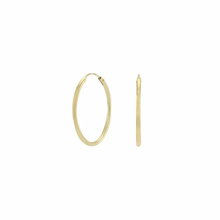 Nordahl Hoop 25 Øreringe, Guld