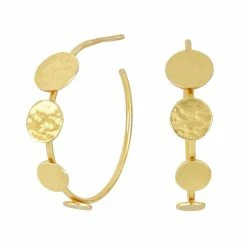 Nordahl Forgyldte Blink52 Creoler, Guld