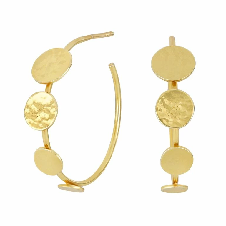 Nordahl Forgyldte Blink52 Creoler, Guld