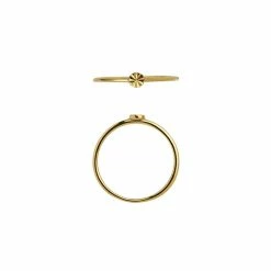 Stine A Tres Petit Etoile Ring, Guld, Str. 56