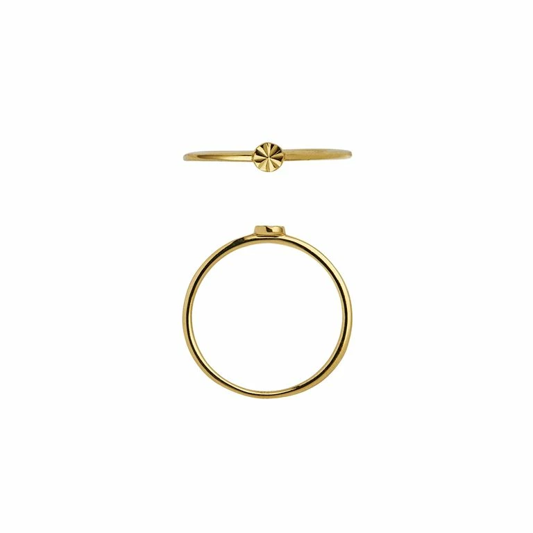 Stine A Tres Petit Etoile Ring, Guld, Str. 56