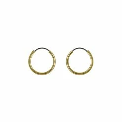 Pilgrim Sanne Mini Hoops, Guld
