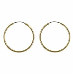 Pilgrim Sanne Medium Hoops, Guld