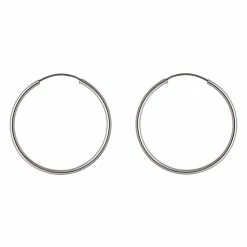 Pilgrim Sanne Medium Hoops, Sølv