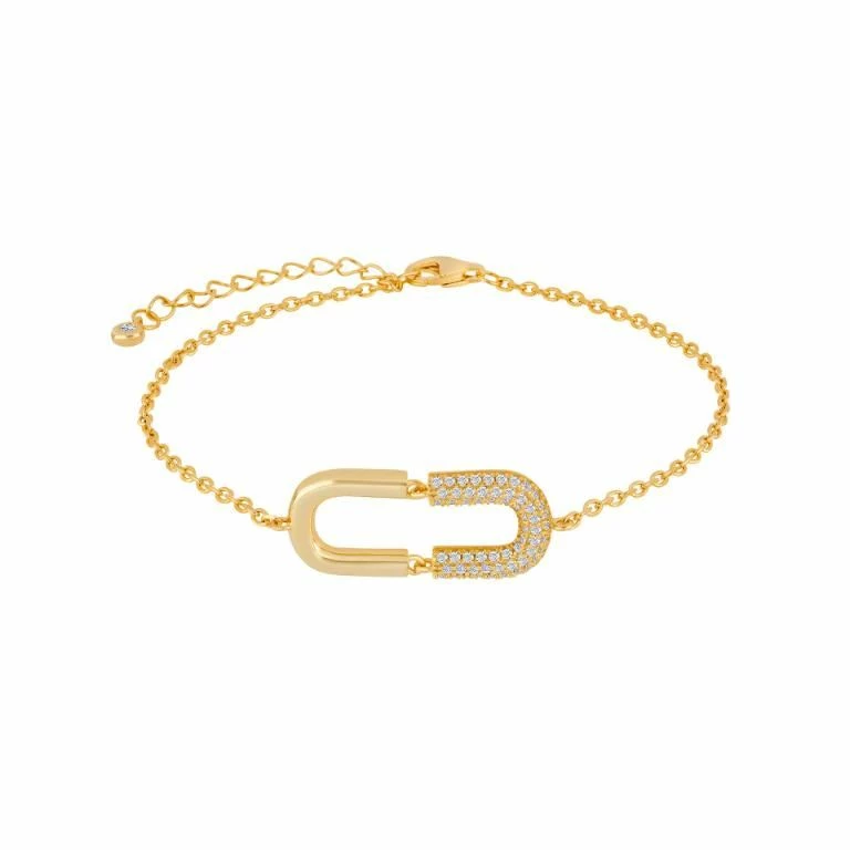 Joanli Nor Kora Armbånd, Guld, 17 Cm