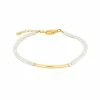 Nordahl Pearl Armbånd, Guld, 17+3 Cm