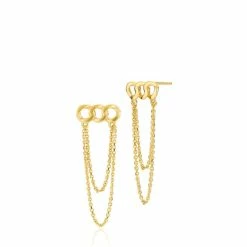 Izabel Camille Sofie Schwartz Øreringe, Guld