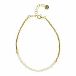 Nuni Copenhagen Lillian Armbånd, Guld, 16+3 Cm