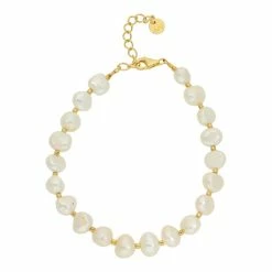 Nuni Copenhagen Sara Armbånd, Hvid/Guld