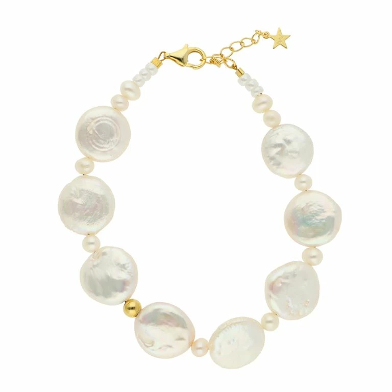 Nuni Copenhagen Delhi Armbånd, Guld, 16+3 Cm