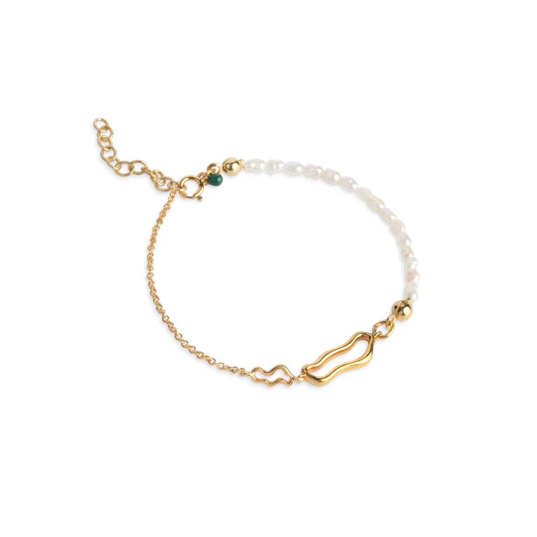 ENAMEL Copenhagen Juliana Armbånd, Guld, 15+3 Cm