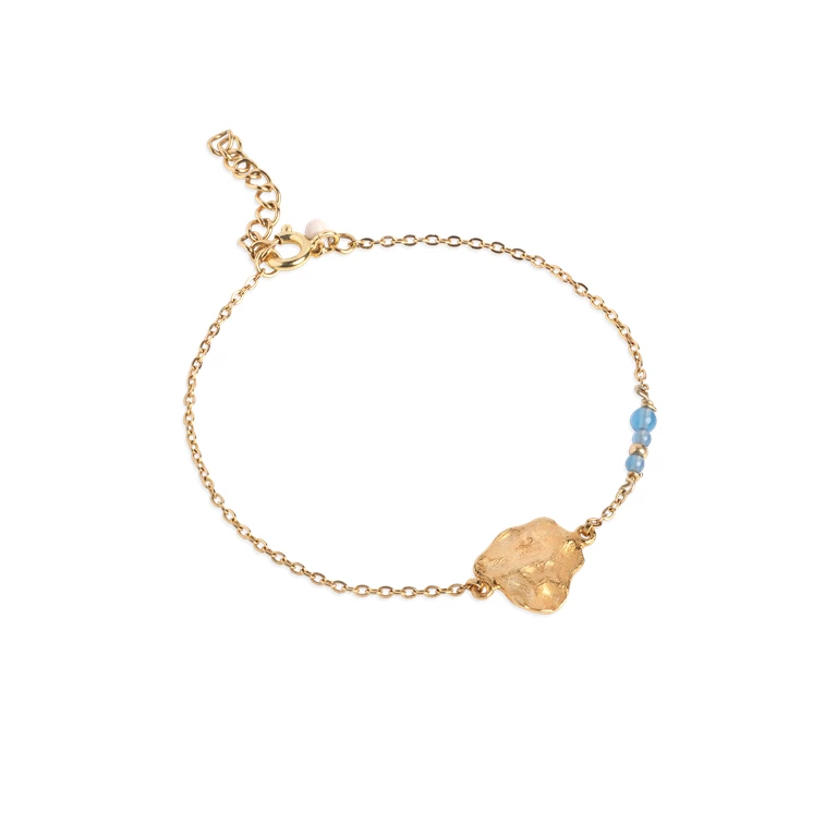 ENAMEL Copenhagen Windy Armbånd, Guld, 15+3 Cm