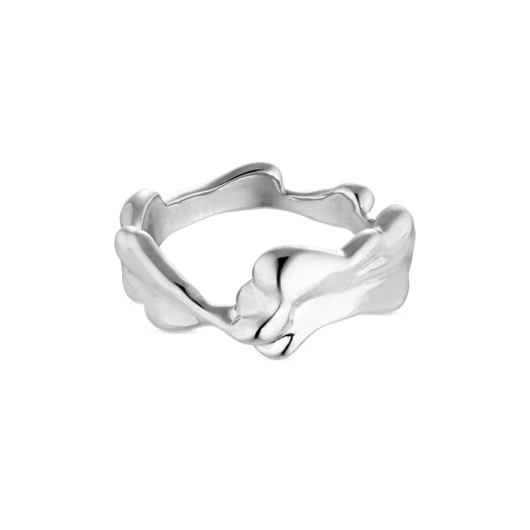 Jane Kønig Big Drippy Ring, Sølv, 56 - Billede 2