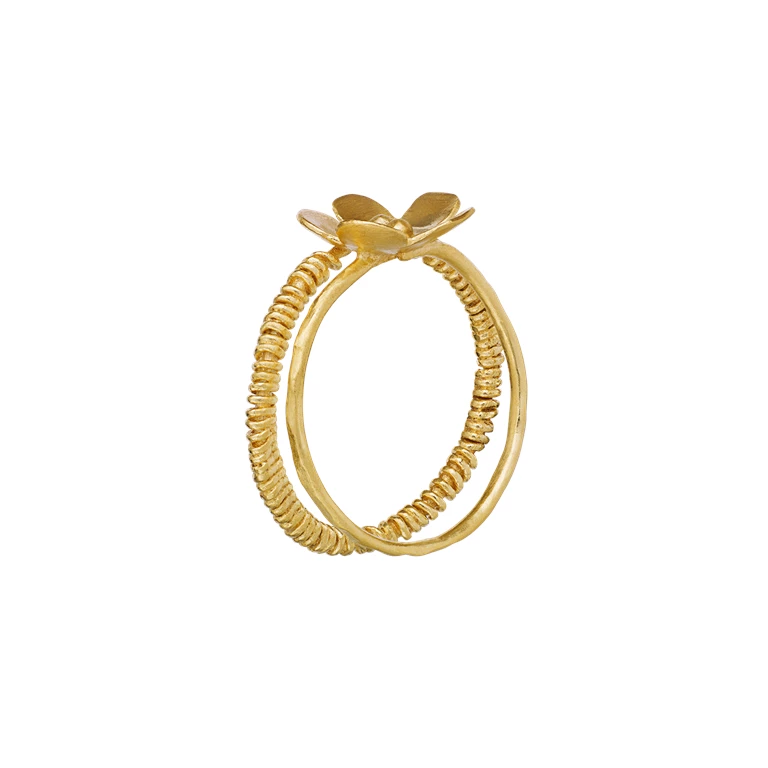 Maanesten Bellflower Ring, Guld, Str. 51 - Billede 2