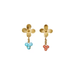 Maanesten Buttercup Øreringe, Guld