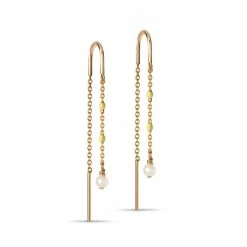 ENAMEL Copenhagen Lilja Øreringe, Guld