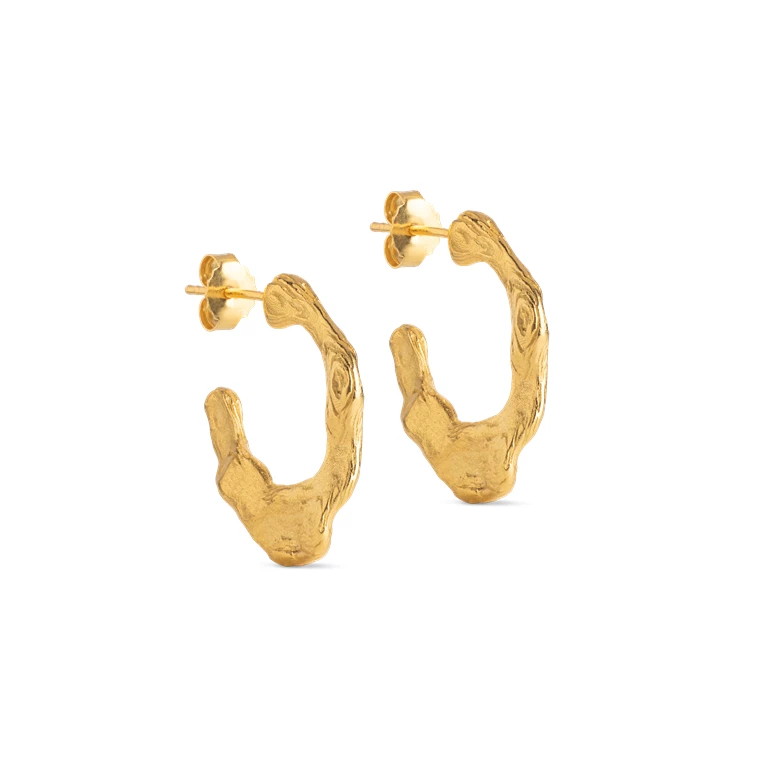 ENAMEL Copenhagen Liliana Øreringe, Guld