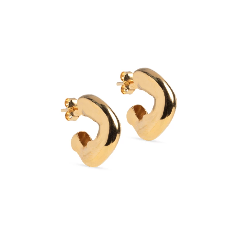 ENAMEL Copenhagen Gianna Hoops, Guld