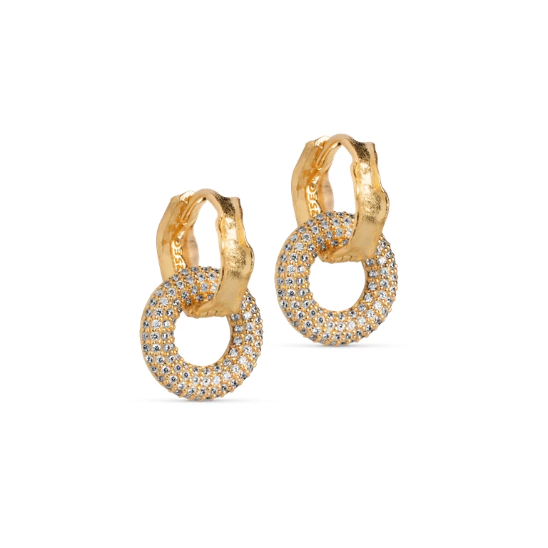 ENAMEL Copenhagen Celin Hoops, Guld