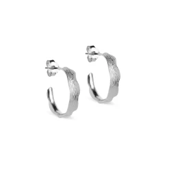 ENAMEL Copenhagen Ane Small Hoops, Sølv