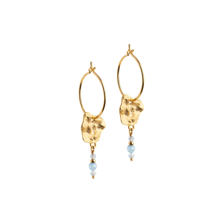 ENAMEL Copenhagen Windy Hoops, Guld