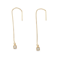 Friihof+Siig Simili Øreringe, Guld