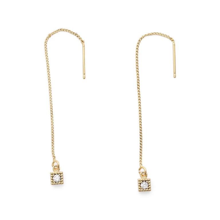 Friihof+Siig Simili Øreringe, Guld