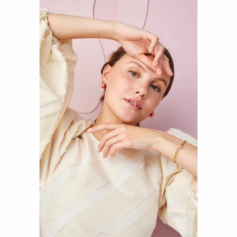 ENAMEL Copenhagen Jasmine Armbånd, Guld, 20 Cm - Billede 2