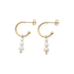 Friihof+Siig Flori Øreringe, Guld