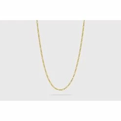 IX Studios Figaro Halskæde, Guld, 42 Cm