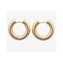 Friihof+Siig Big Hoop Øreringe, Guld