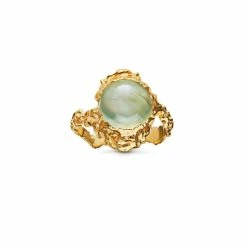 Maanesten Gudinde Ring, Prehnit, 53