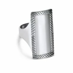 Jane Kønig Impression Armour Ring, Sølv, 50