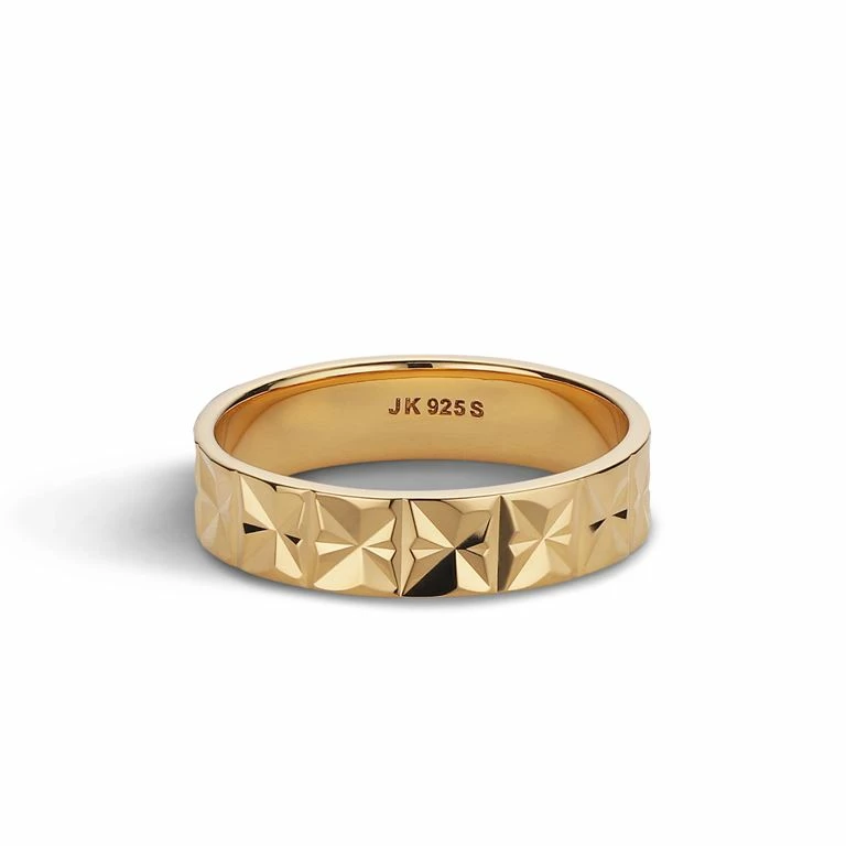 Jane Kønig Medium Reflection Ring, Guld, 56