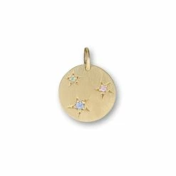 Jane Kønig Tag With Stars Vedhæng, Guld