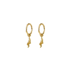 Maanesten Laika Øreringe, Guld