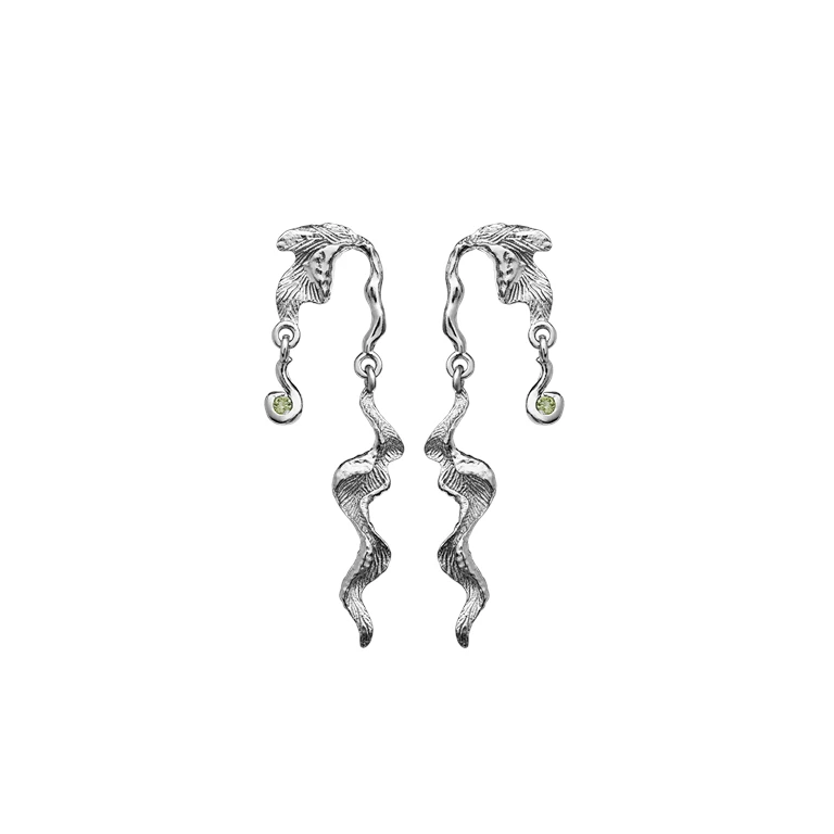 Maanesten Lida Øreringe, Sølv