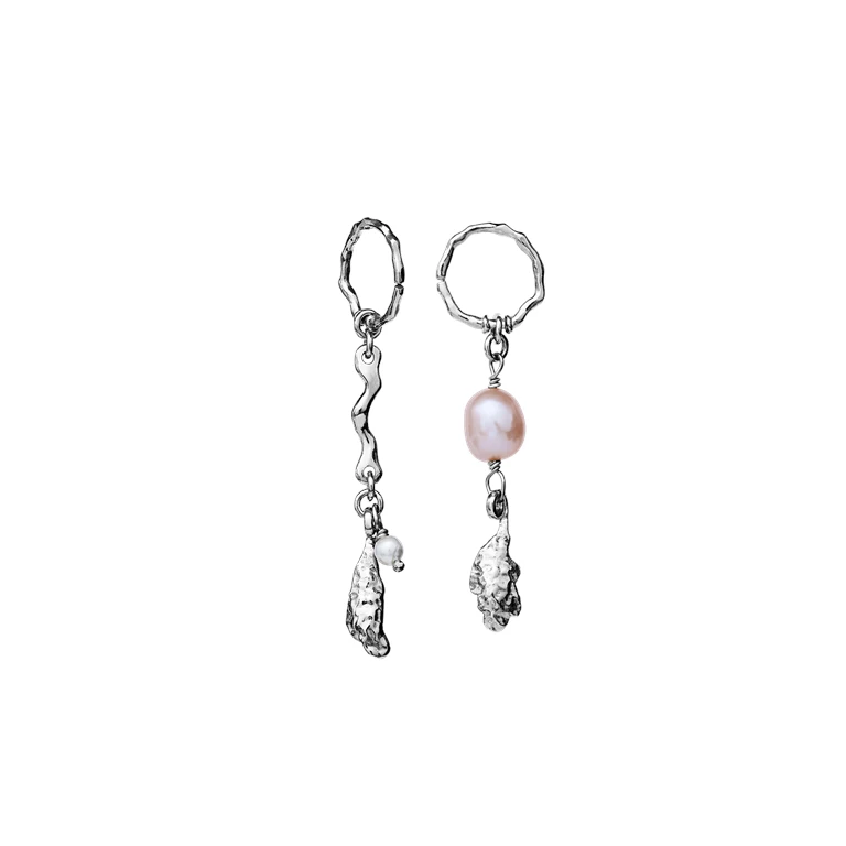 Maanesten Lyric Øreringe, Sølv