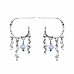 Maanesten Bayou Øreringe, Sølv