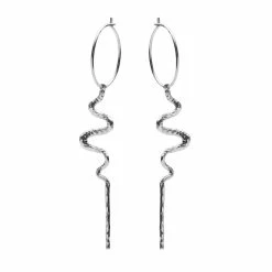 Maanesten Mia Creol Øreringe, Sølv