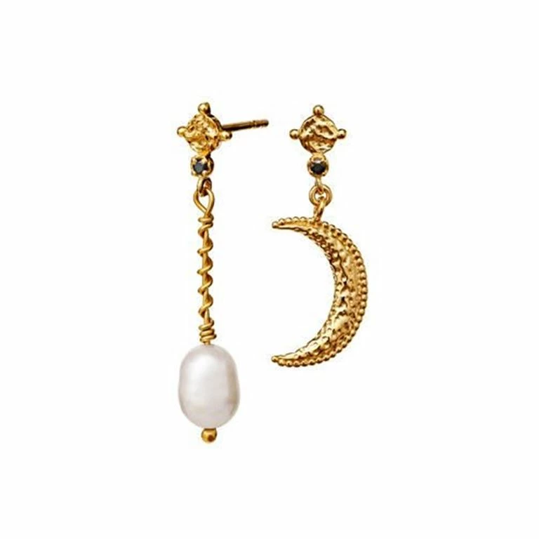 Maanesten Nyla Øreringe, Guld - Billede 2